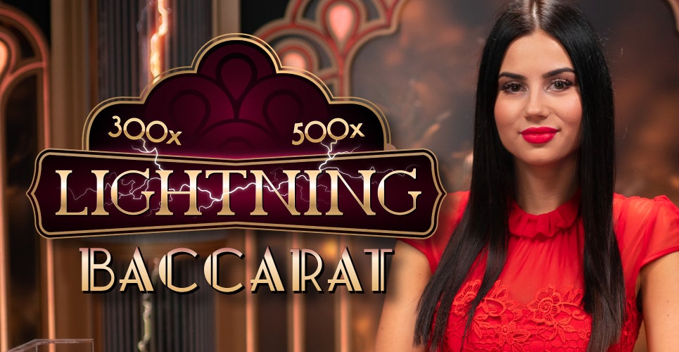 Enjoy Lightning Baccarat by Evolution – logo hosted on newgioco.org