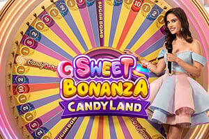 Sweet Bonanza CandyLand casino game by Pragmatic Play – featured logo at Newgioco